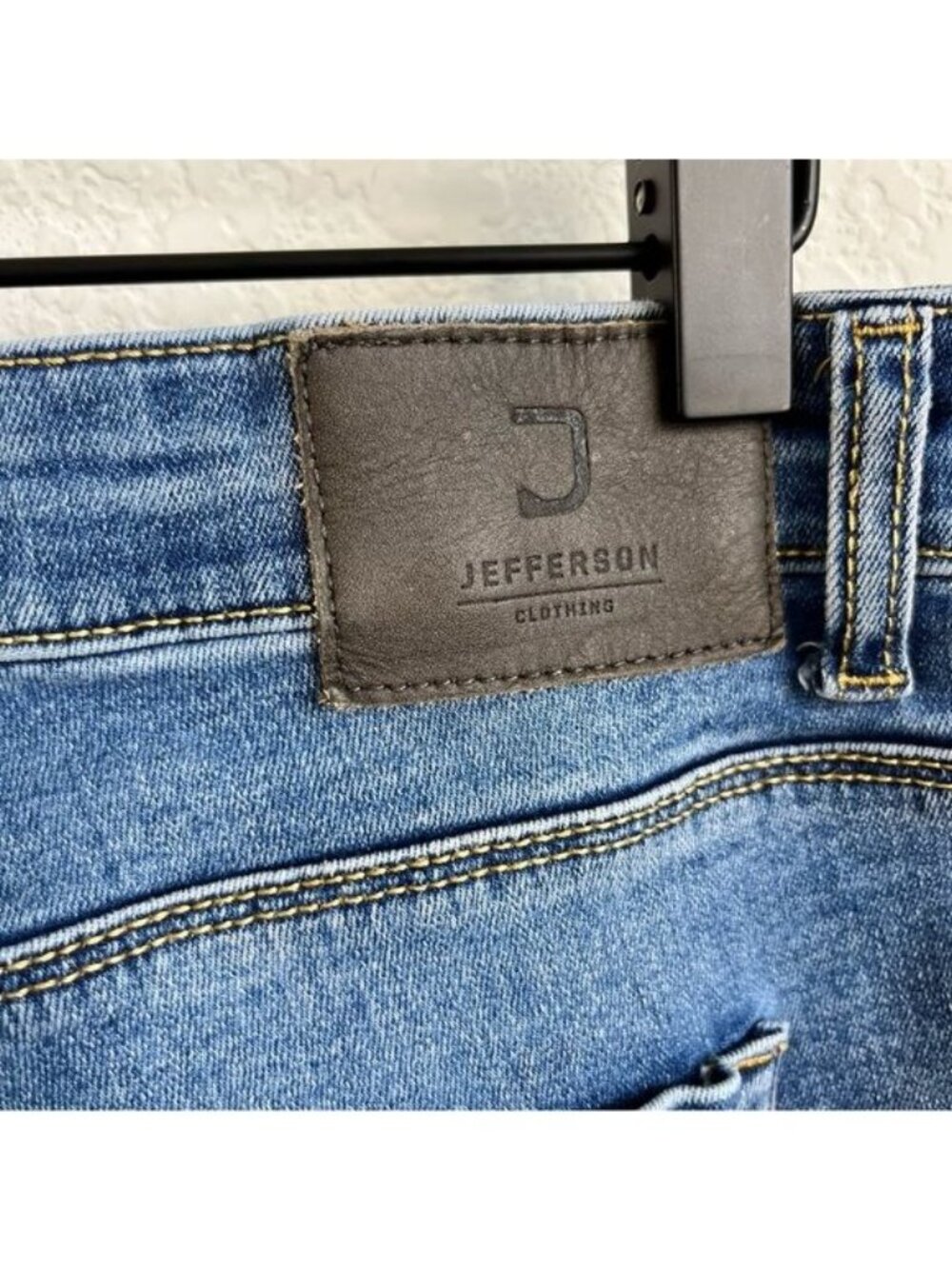 ASOS Jefferson Distressed Blue Ripped Jeans - Picture 9 of 12